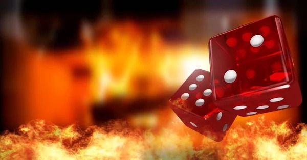 Live baccarat table with dealer and cards